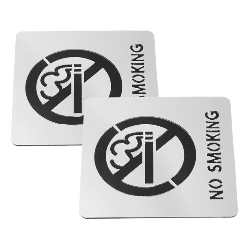 10Pz No Smoking Autoadesivi Impermeabili Per Pubblici 2
