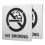 10Pz No Smoking Autoadesivi Impermeabili Per Pubblici 2