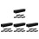 24Pz Guide Sicurezza Rinforzo Cancelli E Animali Nero U Shape 8