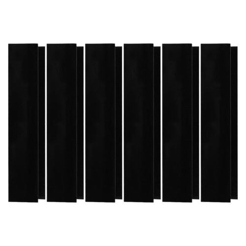 24Pz Guide Sicurezza Rinforzo Cancelli E Animali Nero U Shape 1