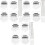12Pcs Beginner Kalimba 8 Key Mini Thumb Piano with Musical Notes 3