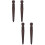 4Pz Utensili Per Levigare Cuoio in Legno Marrone Per DIY 9