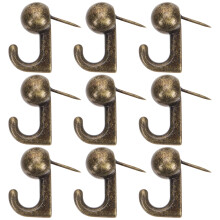 60Pz Push Pin Metallo Multiuso Con Gancio Per Decorazioni