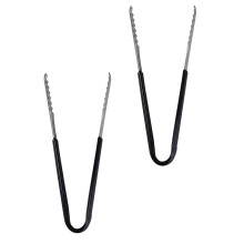 6Pcs Rust Resistant Stainless Steel Ice Tongs for Cocktail Serving
