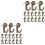 60Pz Push Pin Metallo Multiuso Con Gancio Per Decorazioni 4