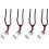 4Pcs Empty Bottle Pendant Necklace with Titanium Steel 6