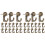 60Pz Push Pin Metallo Multiuso Con Gancio Per Decorazioni 3