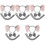 5Set Costume Elefante Fascia Orecchie Coda Per 5