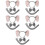 5Set Costume Elefante Fascia Orecchie Coda Per 9