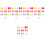 50Pz Fiocchi Colorati Clip Decorativa Per 6