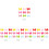 50Pz Fiocchi Colorati Clip Decorativa Per 7