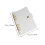 3Pz Copertina A6 Trasparente in PVC Con Anelli, Ricaricabile 10
