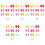50Pz Fiocchi Colorati Clip Decorativa Per 5