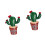 2Pz Profumatore Clip Auto Cactus Resina Stile E Fragranza 4