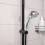 2Pz Doccia Bagno Regolabile Argento 3 Modalità Risparmio Acqua 6
