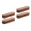 4Pcs Ergonomic Wood Pot Handle Holders Coffee for Kitchen & Grill 2