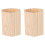 6Pz Porta in Legno Beige Robusto Per Penne Make-Up E Ufficio 5