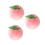 3Pz Base Molla Antenna Auto Con Decorazione Pesca Rosa 4