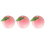 3Pz Base Molla Antenna Auto Con Decorazione Pesca Rosa 5