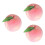3Pz Base Molla Antenna Auto Con Decorazione Pesca Rosa 9