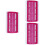 3Pcs Lightweight Rosy Floss Organizer Thread Holder 30 Position Cards 6