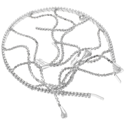 5Pz Argento Accessorio Per Donne Sposa