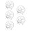 5Pz Argento Accessorio Per Donne Sposa 4