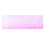 3Pz Copritastiera Sottile Rosa in Silicone Per Notebook 13/15 1