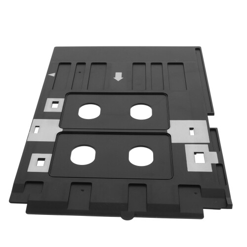 5Pz Vassoio Stabile in PVC Per Carte Id Nero, Multiuso E Durata 2