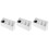3Pz Organizer Bianco in Porta E Pettine Per 5