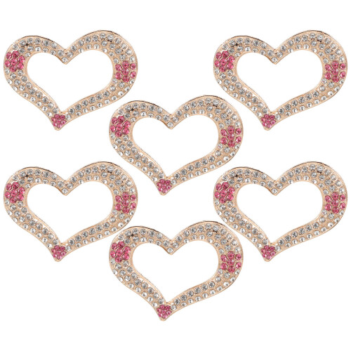 30Pz Decorazioni Cuore Applique in Cristallo E Per Scarpe E