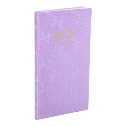 2Pz Planner Settimanale 2025 Viola Hardcover Slim Notebook Per Lavoro