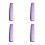 4Pz Pettine Clown Oversize Viola Per Performance E Partite in 9