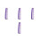 4Pz Pettine Clown Oversize Viola Per Performance E Partite in 5