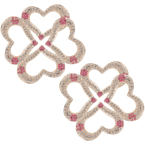 30Pz Decorazioni Cuore Applique in Cristallo E Per Scarpe E 1