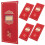 24Pz Buste Rosse Eleganti Regalo Capodanno 2025 3