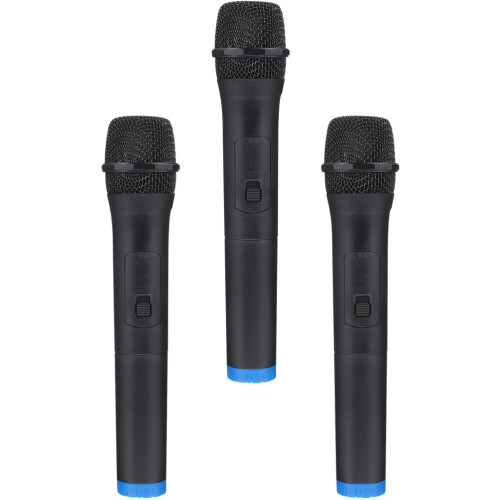 6St Zwarte Nep Microfoon Voor Kinderen Training Feest Rollenspel