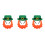 3Set Set St.patrick Feltro Con Barba Adesiva 2