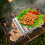 2Pz Barbecue Pieghevole in E Legno Per Esterni 4