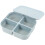 4St Snack Bento Box Silicone Met 4 Vakken 1