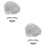 2Sets White Cosplay Wig Old Man Beard Eyebrows Professor Costume Prop 7