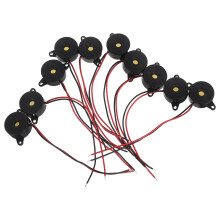 20Szt Aktywny Buzzer Do Alarmów Elektronicznych Plastikowy Czarny