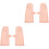 2Paia Protettivi Uv Rosa Fingerless Per Manicure E Bellezza 4