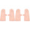 2Paia Protettivi Uv Rosa Fingerless Per Manicure E Bellezza 3