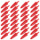 200St Rood Plastic Voor Sneeuwman DIY Kerstversiering 2