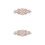 2Pz Decorazione Rosa Oro Con Strass E Per Abbigliamento 7
