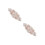 2Pz Decorazione Rosa Oro Con Strass E Per Abbigliamento 9