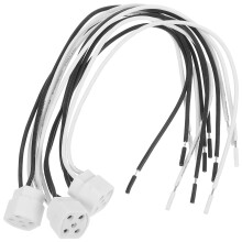 9Szt Ceramiczna Oprawka Lampowa 4-Pin Kompaktowa Do Montażu I Naprawy