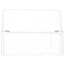 2Szt Przezroczysta Paleta Do Cieni, Różu I Korektora, Plastikowa