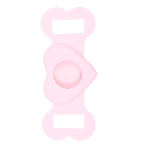2Pcs Pink Pet Protector Silicone Cover for Tracking Collar